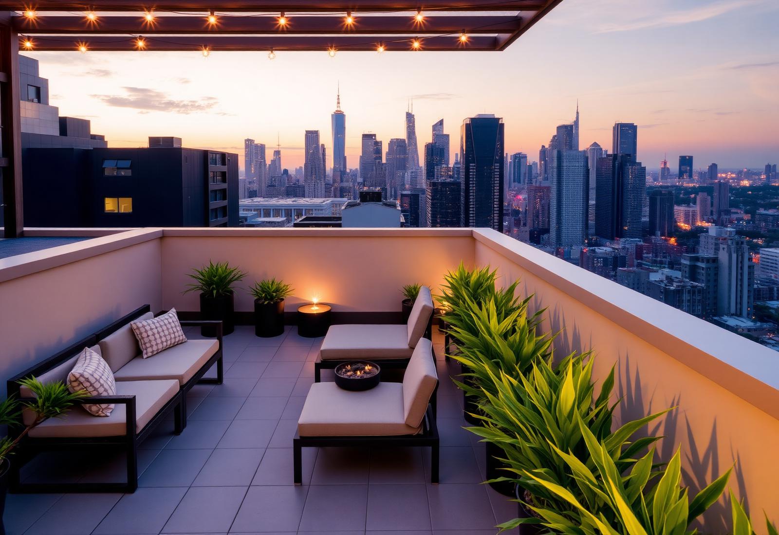 Rooftop terrace